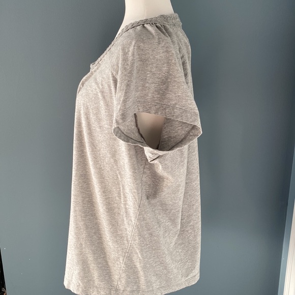 Grey Cotton Top - Plus Size Large - Picture 4 of 7